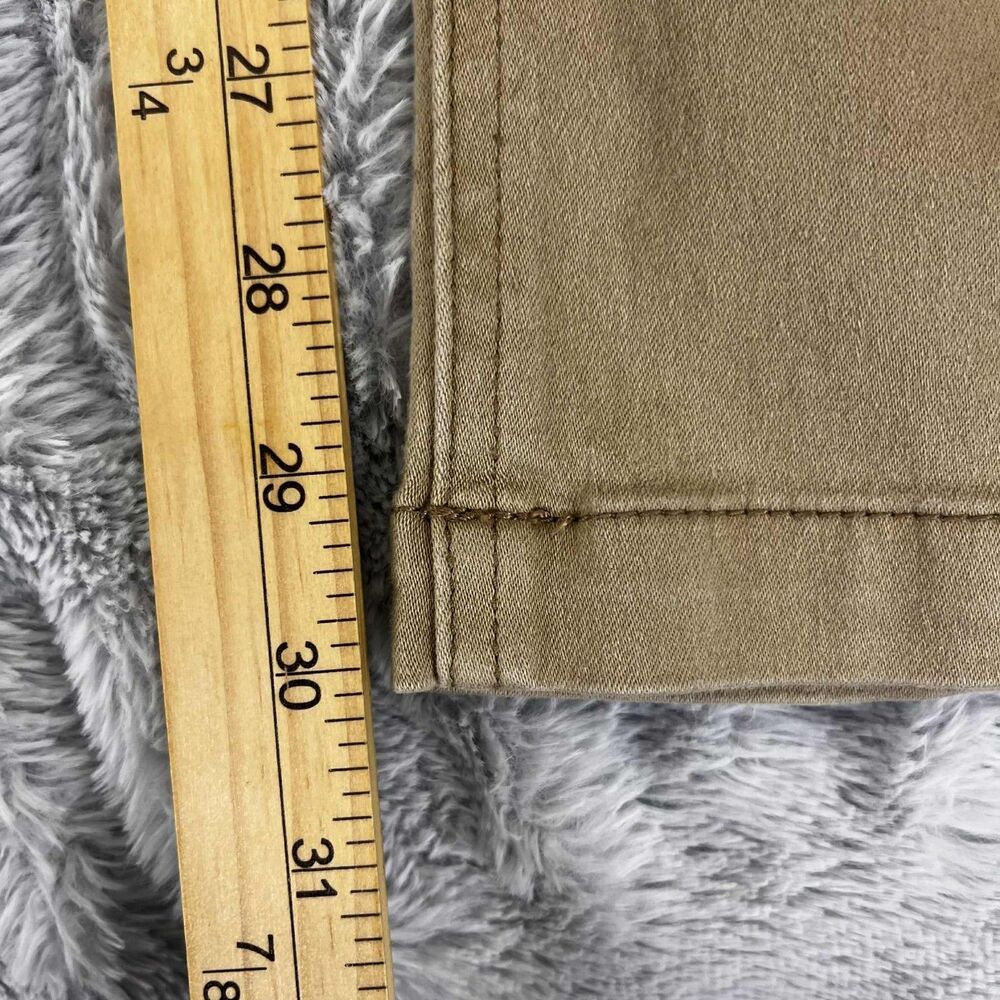 Hybrid & Company Pants Women 22 Bootcut Stretch Khaki Tan Cotton Blend Casual - Picture 7 of 8